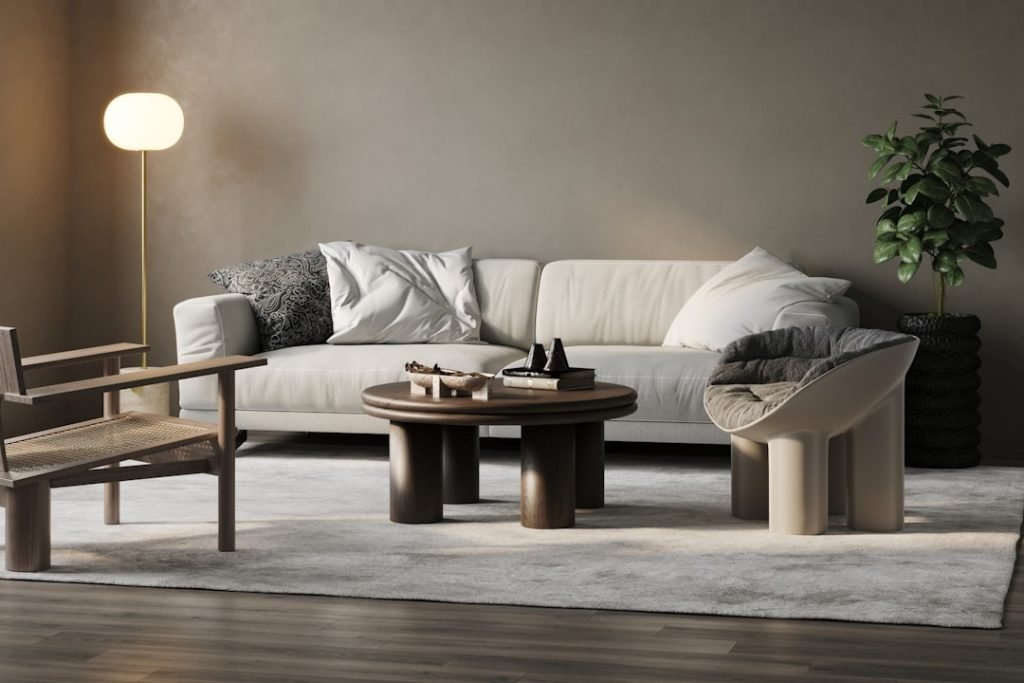 Living Room Design & Rendering